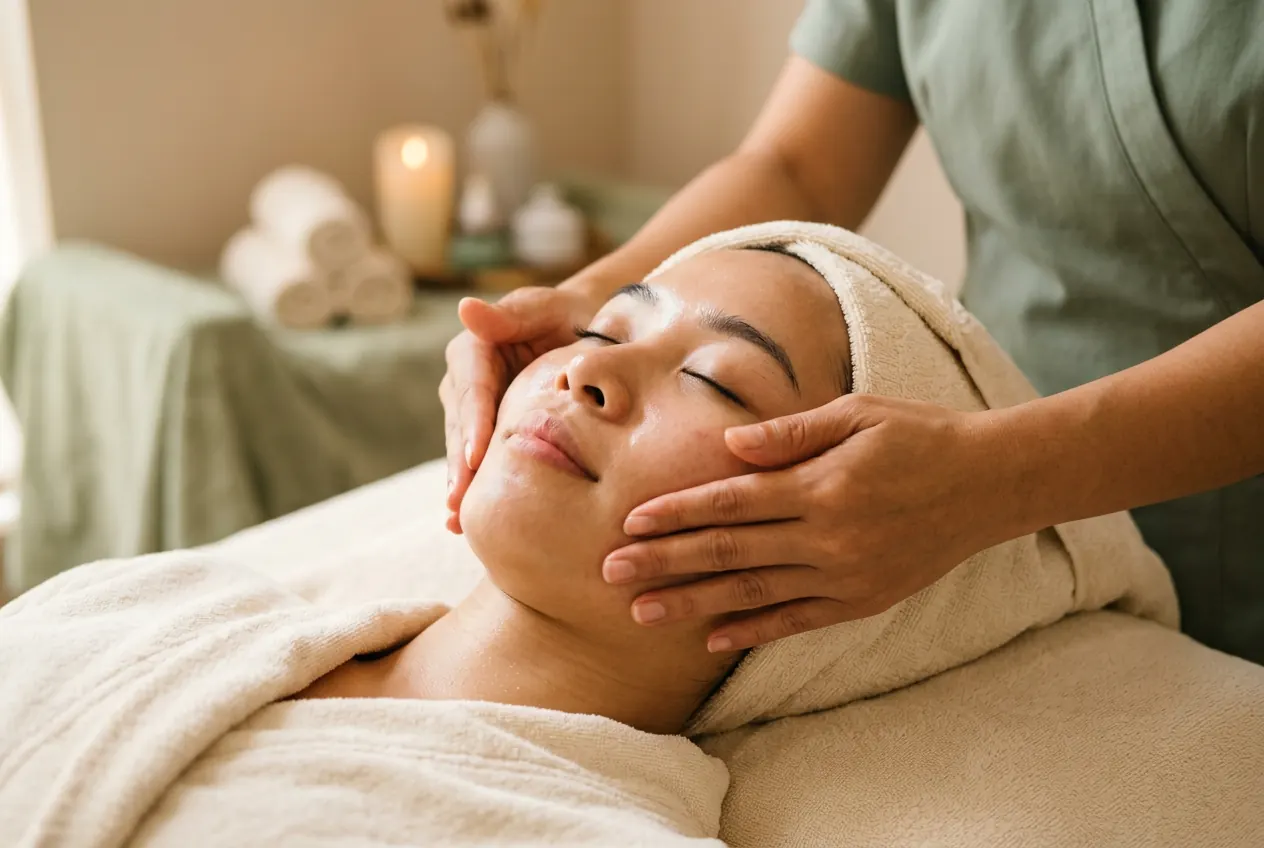 Massage nâng cơ mặt